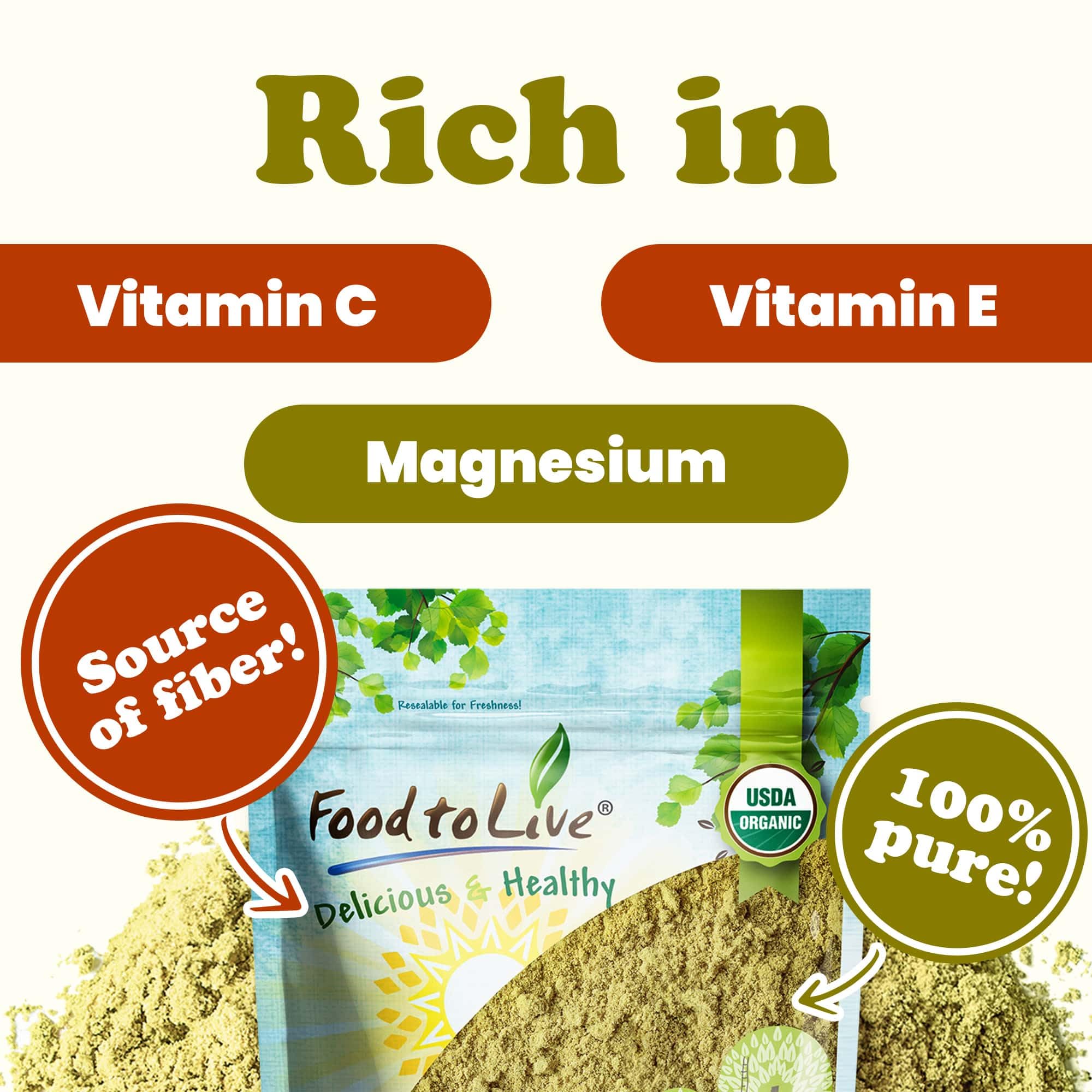 Food to Live - Organic Fennel Seed Powder, 5 Pounds - Aromatic & Versatile Flavor. Pure & Non-GMO. Rich in Vitamins & Fiber. Ground Spices. Kosher
