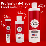 Ann Clark Super Red Food Coloring Gel .70 oz. Professional Grade Made in USA