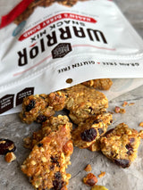 BeeFree Warrior Mix Gluten Free Granola - Soft Chunky Granola Bites | Paleo, Low Carb, Grain Free, Preservative Free, Oat Free | Low Calorie Snacks |