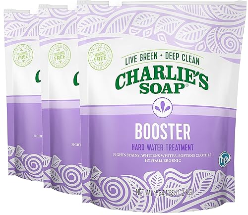 Charlie's Soap - Laundry Booster and Hard Water Treatment 2.64 lbs (3 Pack)