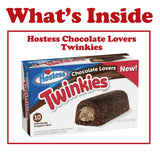 Hostess Chocolate Cake Twinkies, 10-Count Individually Wrapped Chocolate Sponge Cake Snack with Creamy Filling, Mini Cakes for On-The-Go Snacking