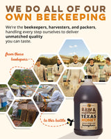 Desert Creek Honey - 100% Unfiltered, Pure, Raw Honey from Texas - Natural Sugar Substitute - One Gallon of Bulk Unprocessed, Unpasteurized American Honey - Harvested by Our Own Beekeepers