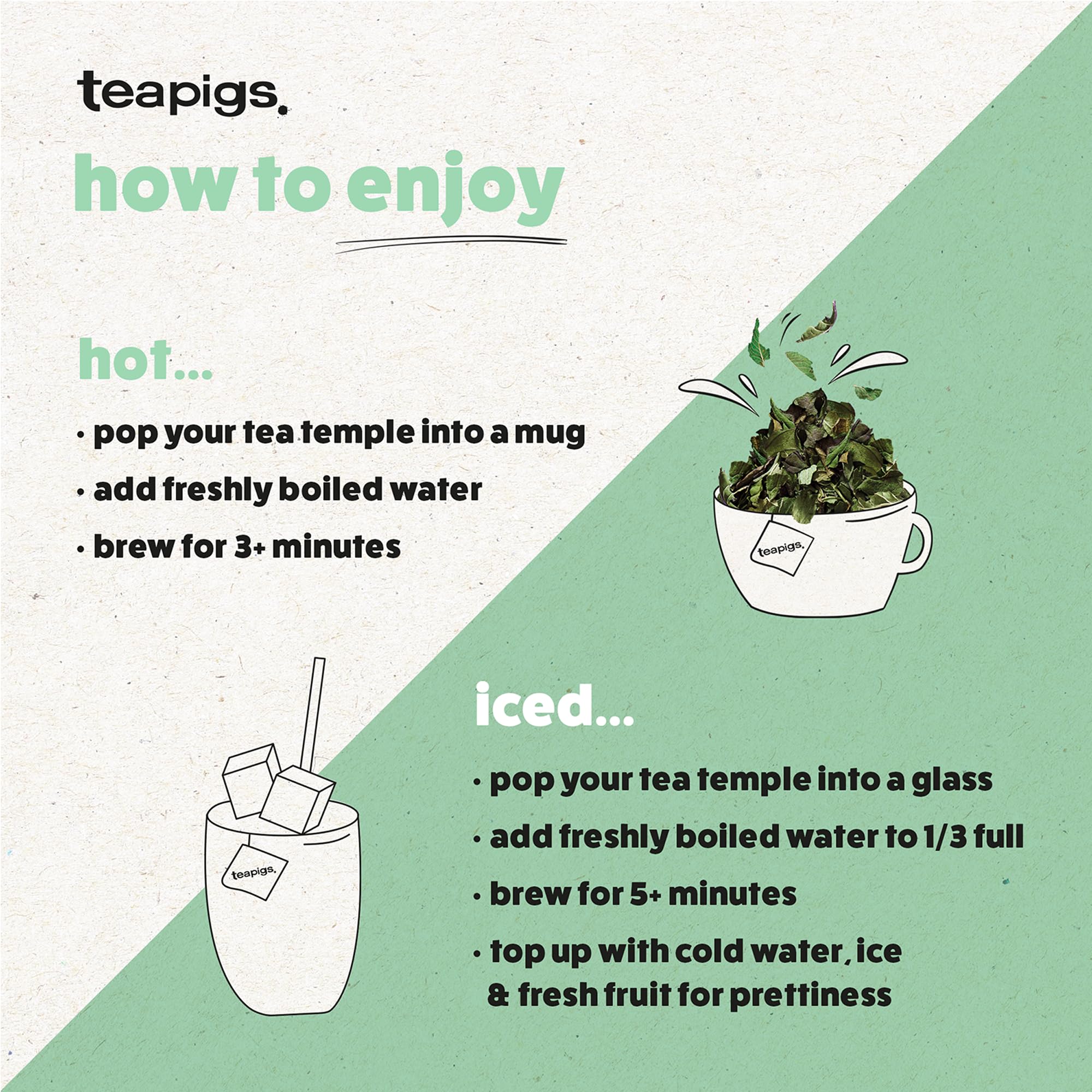 Teapigs Green Tea with Mint 15 Temples