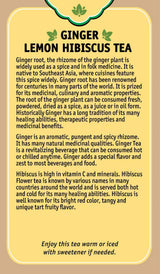 Herbal Cup Ayurveda Ginger Tea, No Caffeine Organic Herbal Teas (Organic Lemon Hibiscus, 16 Count (Pack of 6))