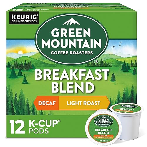 Green Mountain Keurig Decaf Coffee Breakfast Blend, 12 ct-PACK OF 4