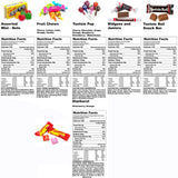 Assortit Fruit & Chocolate Candy Mix - Tootsie Roll Fruit Chews, Chocolate Midgees, Starburst, Dots & Pops Variety, 9.5 Lb Bulk Pack, Individually