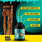 Naked & Saucy Low Sodium Coconut Aminos, Soy Sauce Substitute, 31 fl oz