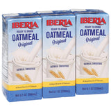 Iberia Oatmeal Drink, Ready-to-Drink, Shelf Stable, Good Source of Calcium, Original Oatmeal Smoothie 6.8 fl oz Single Serve Pack (Pack of 3)
