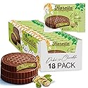 Fiorella Dubai Style Milk Chocolate Pistachio Bars, Filled Chocolate With Pistachio Butter & Crispy Kadayif, Individually Wrapped Chocolate Snacks, 18