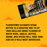 Guy Fieri's Flavortown Ultimate Steak Butter Seasoning - Blend of Salt, Spices, & Garlic, Gluten-Free Meat Rub for Cooking & Grilling, Use on Steaks