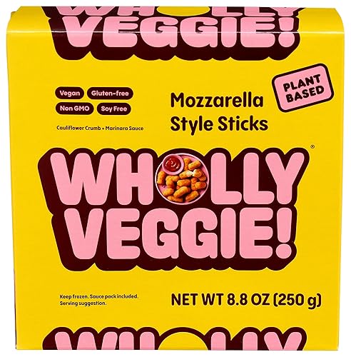Wholly Veggie, Frozen, Cheese Sticks Plant Based Mozzarella, 8.8 Ounce