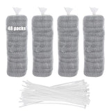 48 PCS Lint Traps Washing Machine Lint Trap Stainless Steel lint Snare Traps Laundry Mesh Washer Hose Filter Washing Machine Lint Snare, Lint Traps