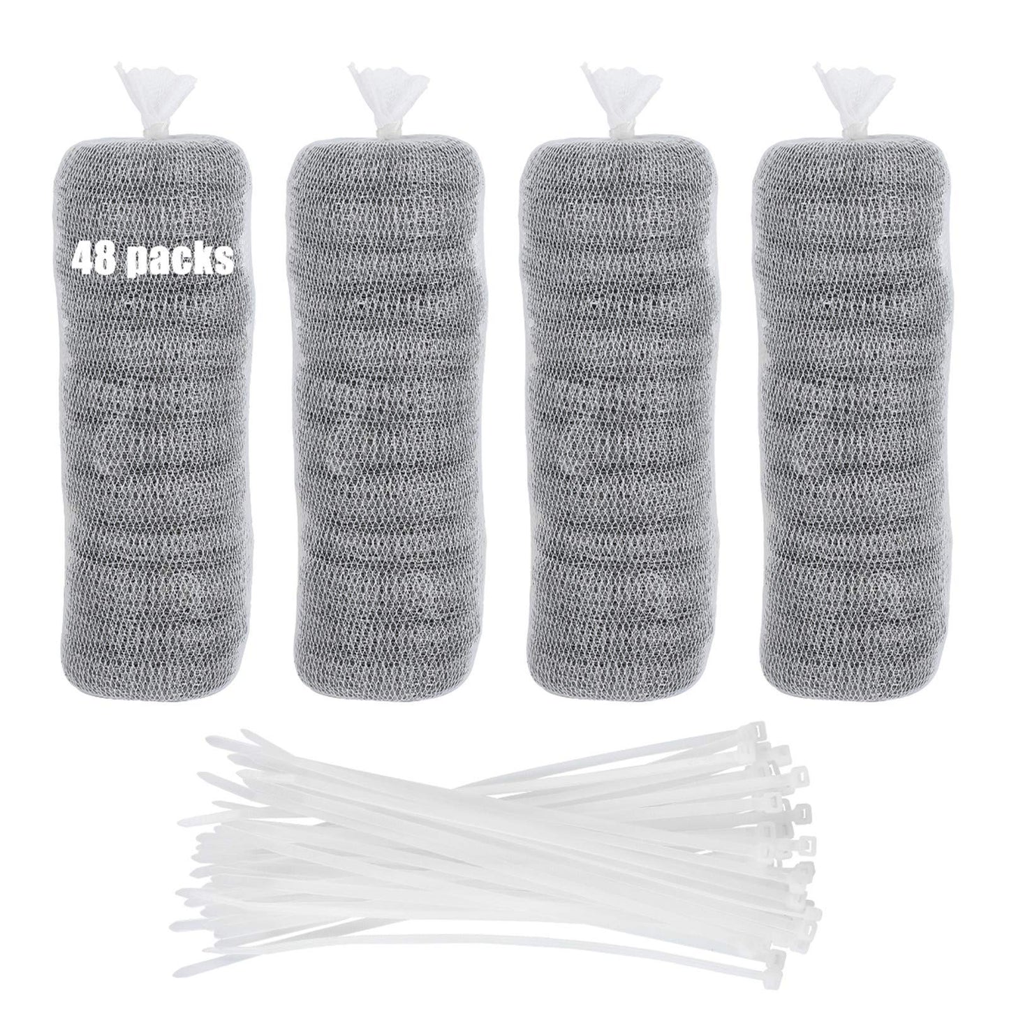 48 PCS Lint Traps Washing Machine Lint Trap Stainless Steel lint Snare Traps Laundry Mesh Washer Hose Filter Washing Machine Lint Snare, Lint Traps
