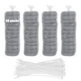 48 PCS Lint Traps Washing Machine Lint Trap Stainless Steel lint Snare Traps Laundry Mesh Washer Hose Filter Washing Machine Lint Snare, Lint Traps