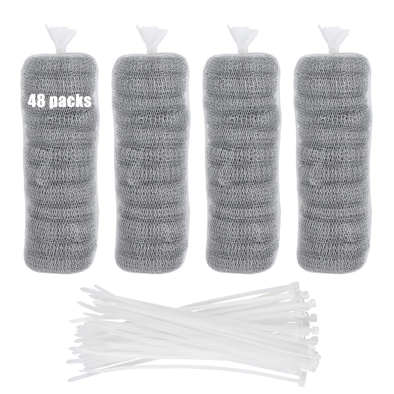 48 PCS Lint Traps Washing Machine Lint Trap Stainless Steel lint Snare Traps Laundry Mesh Washer Hose Filter Washing Machine Lint Snare, Lint Traps
