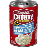 Campbell’s Chunky Soup, New England Clam Chowder, 16.3 Oz Can