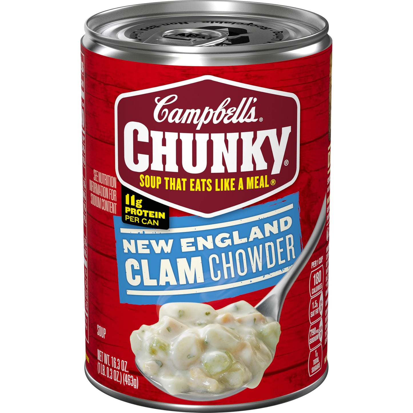 Campbell’s Chunky Soup, New England Clam Chowder, 16.3 Oz Can