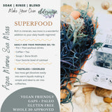 Sea Moss | Aqua Marine | Makes 24oz of Gel | Wildcrafted | Rare | Raw + Non GMO | Sundried | Green (Aqua Marine)