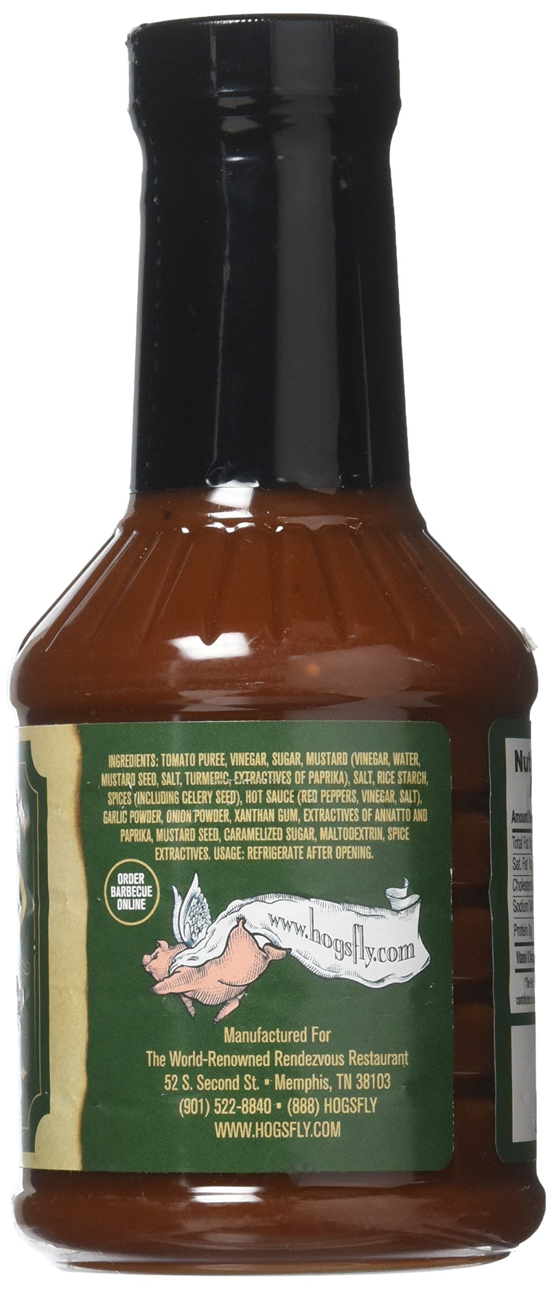 RENDEZVOUS Memphis-Style Barbecue Sauce That Is Both Tangy And Sweet., 18.1 OZ
