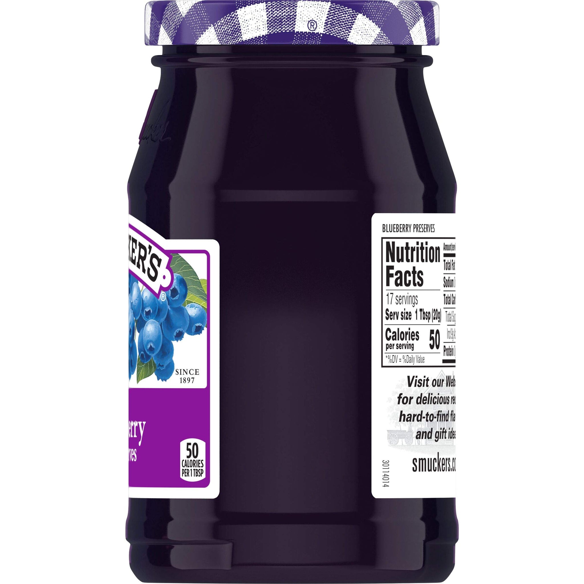Smucker's Blueberry Preserves, 12 Ounces