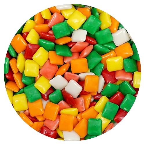 Chiclets Gum Original - 1 Pound Bag (Approx 380) Assorted Flavored Gum - Ideal for Bubble Gum Machine - Assorted Candy Flavors