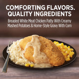 Marie Callender's Country Fried Chicken and Gravy, Convenient Oven or Microwave Meal with Chicken and Mashed Potatoes, Frozen Meal, 13.1 OZ