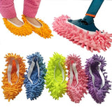 10 PCS 5 Pairs Dust Duster Mop Slippers Shoes Cover, Multi Function Washable Microfiber Foot Socks Floor Cleaning Shoes Cover for House Kitchen Office