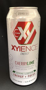 Xyience Cherry Lime Energy Drink, 16 Ounce (8 Cans)