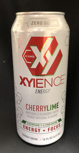 Xyience Cherry Lime Energy Drink, 16 Ounce (8 Cans)