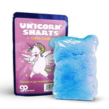 Unicorn Sharts Cotton Candy - Novelty Dabbing Unicorn Candy for Teens - Gluten-free cotton candy, blue