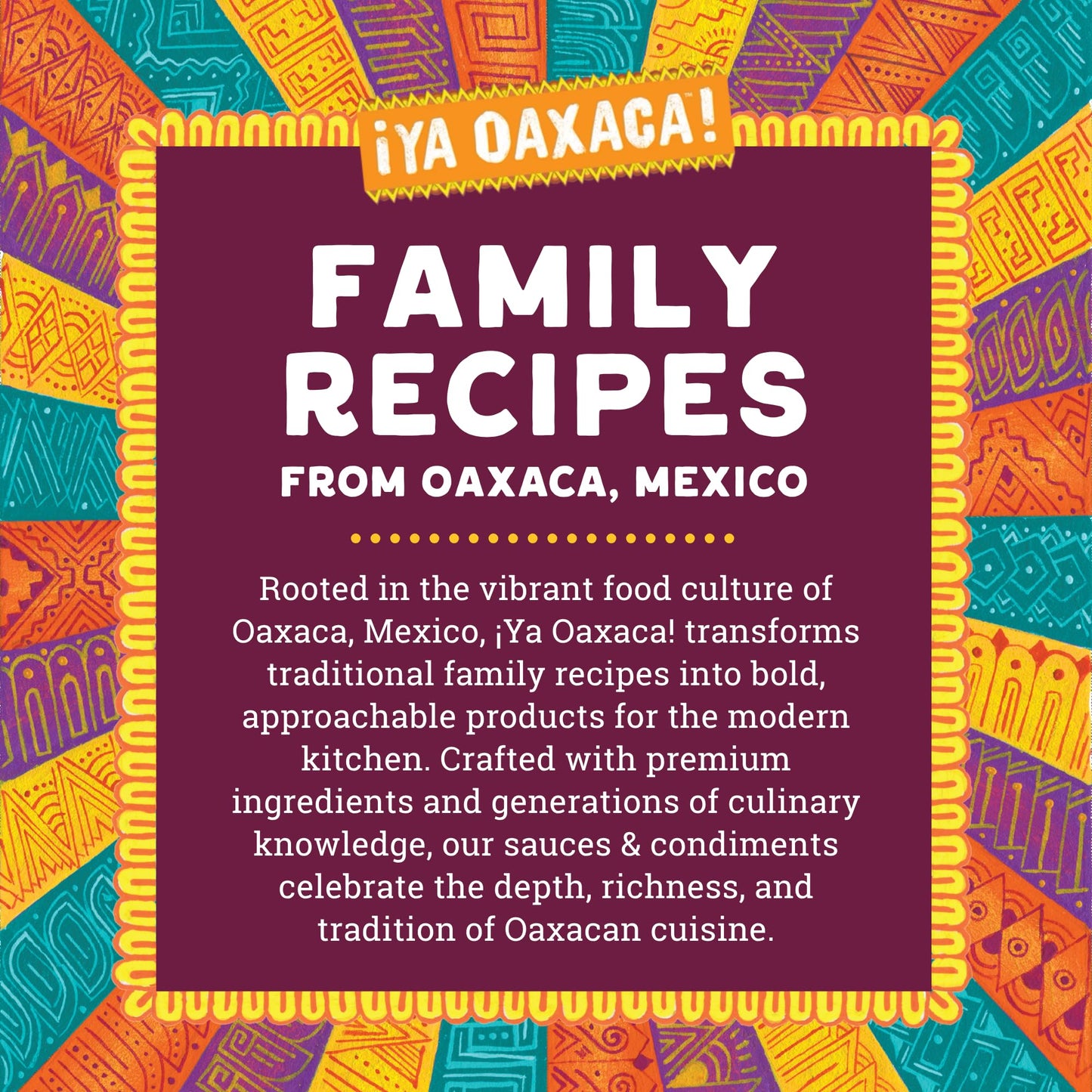 Ya Oaxaca - Mole Sauce - Coloradito - Mild Spice - Blend of Smoked & Dried Chiles, Spices, & House Made Chocolate - Vegan, Gluten Free - Great on