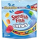 SWEDISH FISH Chews Soft & Chewy Candy, Share Size, 8.12 oz