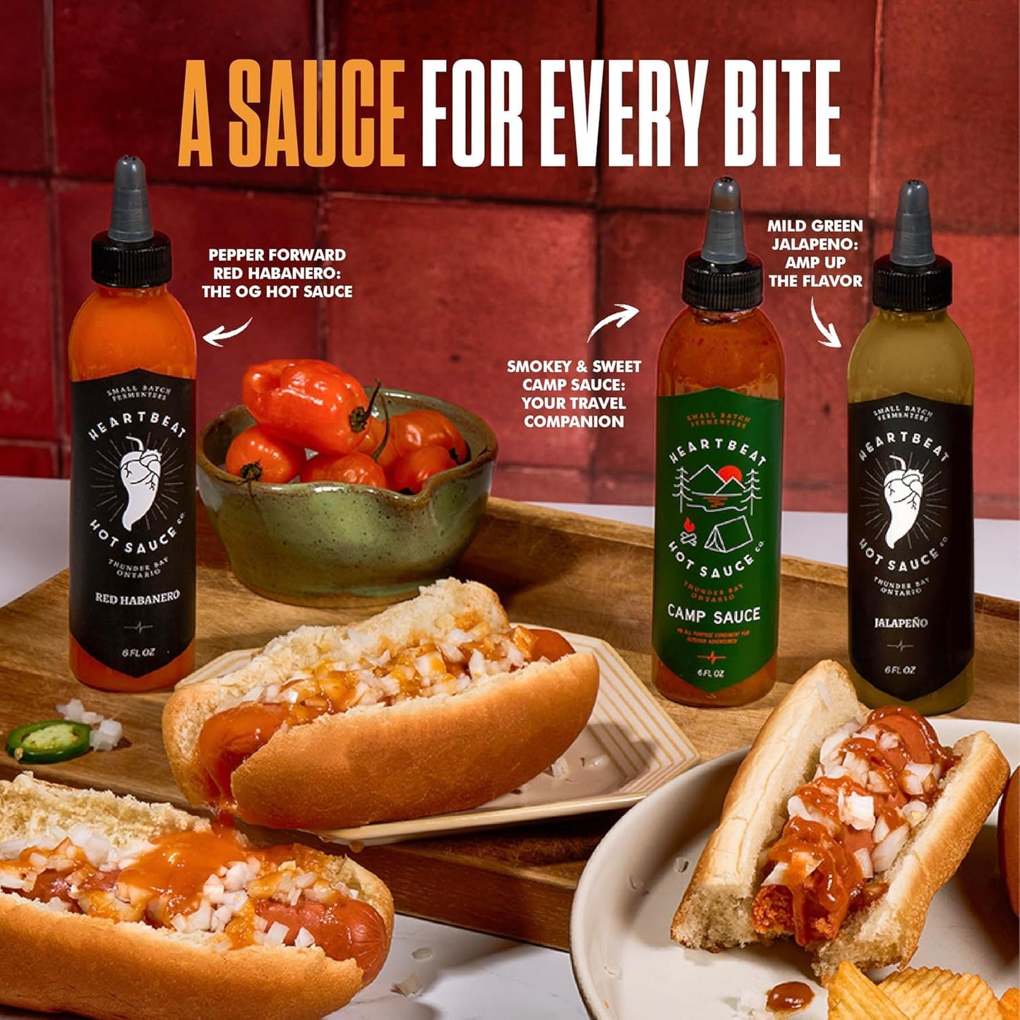 Heartbeat Hot Sauce Co. | Classic Variety Pack 6 oz. 3 pack
