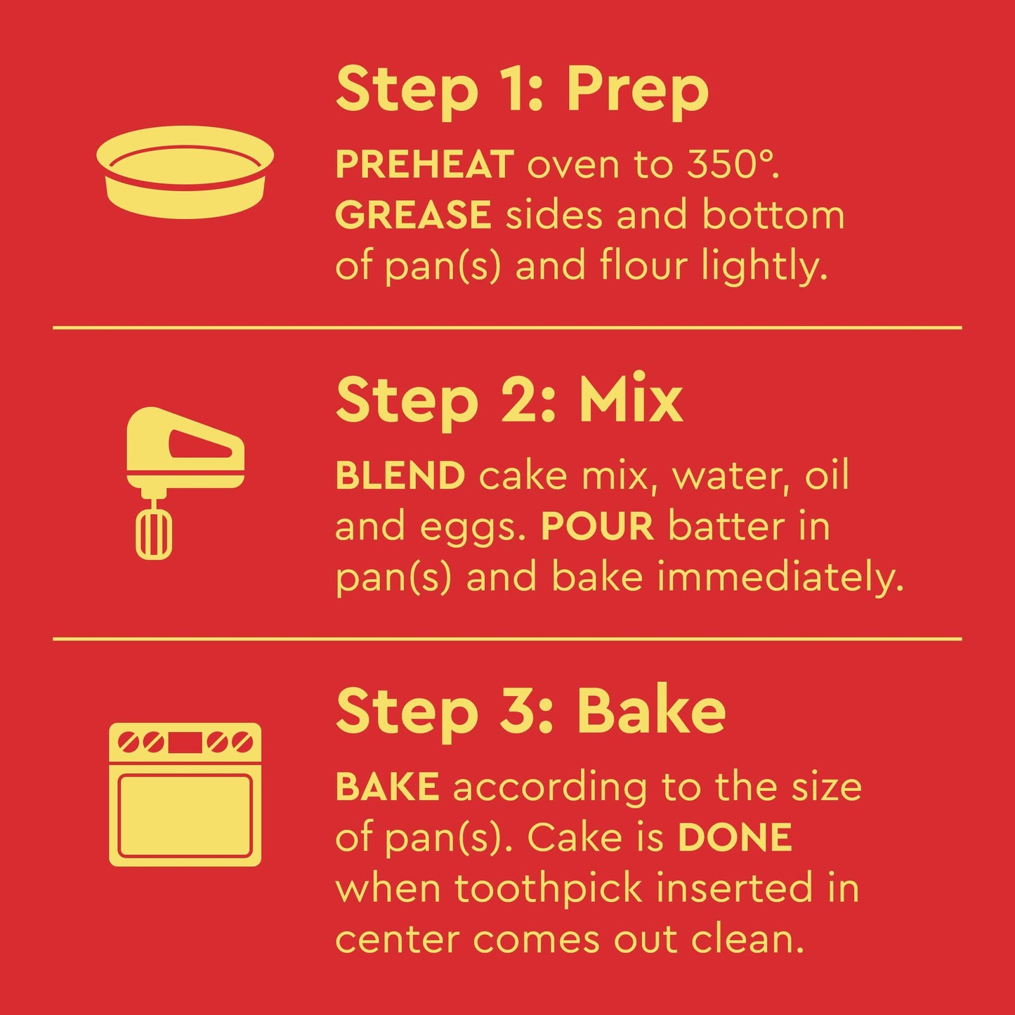 Duncan Hines Lemon Supreme Flavored Cake Mix, 15.25 oz.