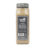 Badia Fine Ground Black Pepper, 16 oz - Smooth, Bold & Aromatic Pure Black Pepper Flavor