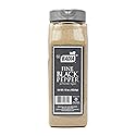 Badia Fine Ground Black Pepper, 16 oz - Smooth, Bold & Aromatic Pure Black Pepper Flavor