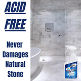 Black Diamond Stoneworks Natural Stone Shower Soap Scum Remover Spray. For Cleaning Bathtubs, Glass Doors, Tubs, Travertine, Marble, Tile. Heavy Duty