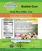 Bubble Gum Costa Rica Coffee (Gourmet, Naturally Flavored, Whole Coffee Beans) (8 oz, ZIN: 547874)