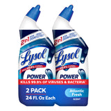 Lysol Toilet Bowl Cleaner, Max Strength Bathroom Cleaning Supplies, Toilet Bowl Cleaner Clinging Gel, Home Essential, Instant Stain Removal