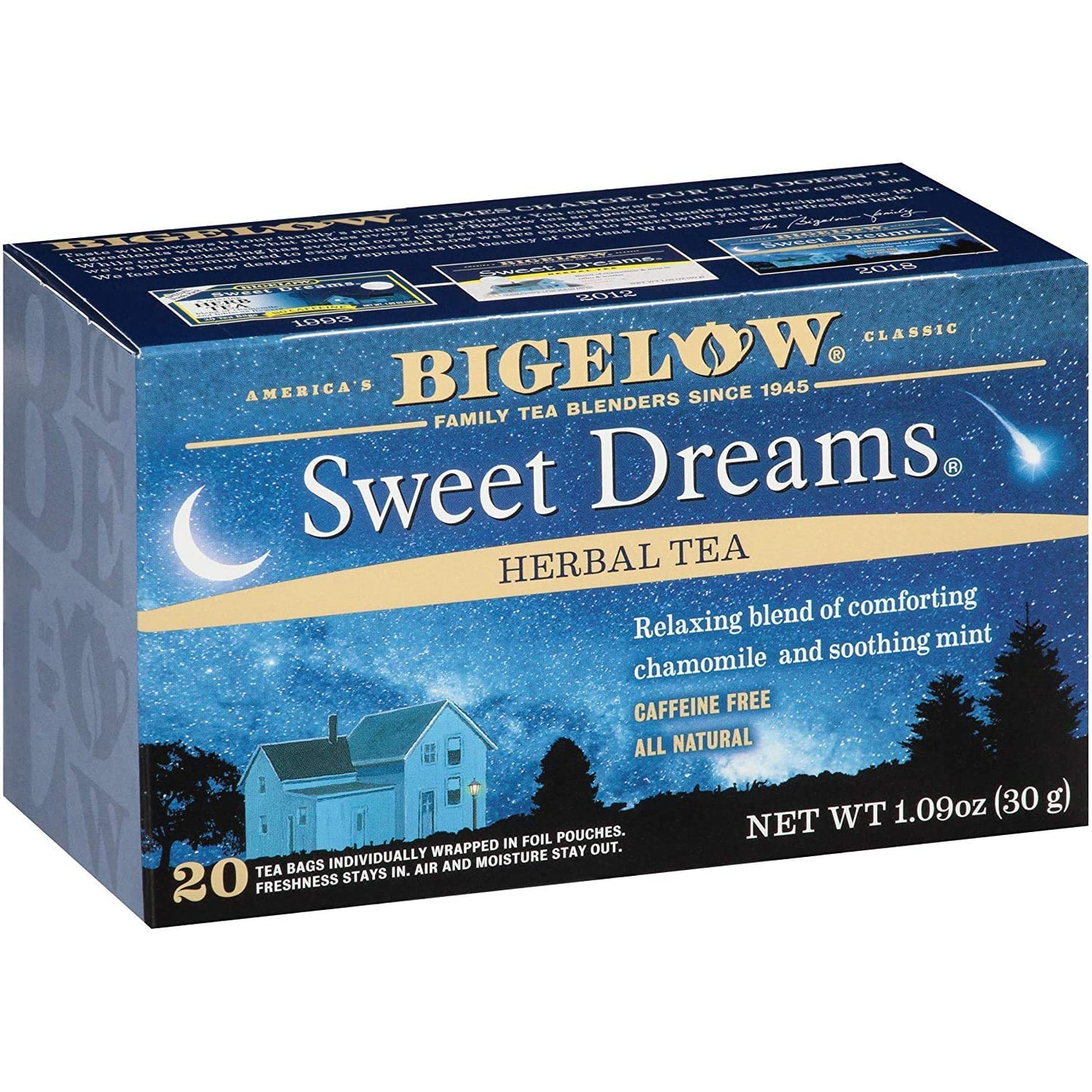 Bigelow Tea Herbal Tea Sweet Dreams 20 bag (Pack of 3)