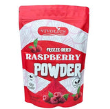 Raspberry Powder 8 Oz, Freeze Dried, Vivolius, No Sugar added, No additives, Natural Red Food Coloring.