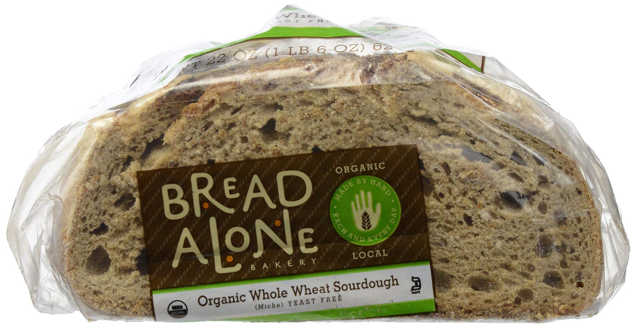 Bread Alone, Organic Whole Wheat Sourdough, 22 oz