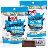 Money Chocolate Bars, 4oz Bag of Money Themed Candy, Perfect Chocolate Dollar Bills for Party Favors, Piñatas, Classroom Rewards or Holiday Stockings