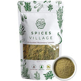 SPICES VILLAGE Ground Rosemary [ 4 oz ] - Natural Dried Rosemary Spice for Cooking and Tea, Pure Mediterranean Seasoning - Kosher, Gluten Free, Vegan
