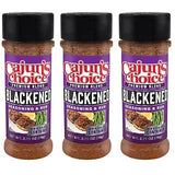 Blackened Seasoning 2.75 oz Cajun's Choice Louisiana Foods (Pack of 3)