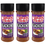 Blackened Seasoning 2.75 oz Cajun's Choice Louisiana Foods (Pack of 3)