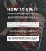 Meat Mitch Yellow Brick Road 19.7 oz + Stay Hot Spicy 19.6 oz + Char Bar BBQ Sauce 19 ounce Bundle with Measuring Spoon - 3 Flavor Variety: Sweet