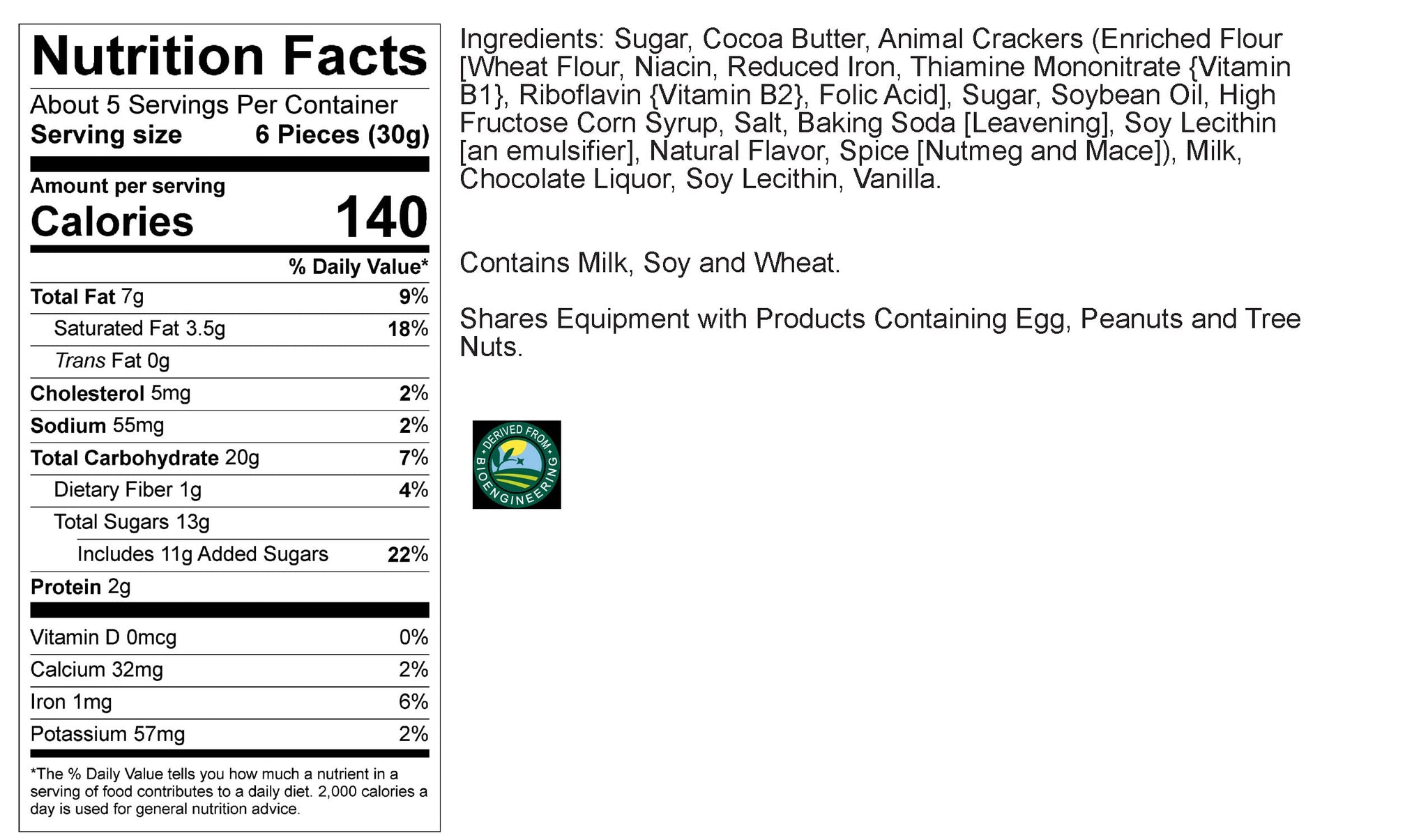 Asher's Chocolates Milk Chocolate Covered Animal Crackers, 5oz, Small Batches, Family Owned Since 1892