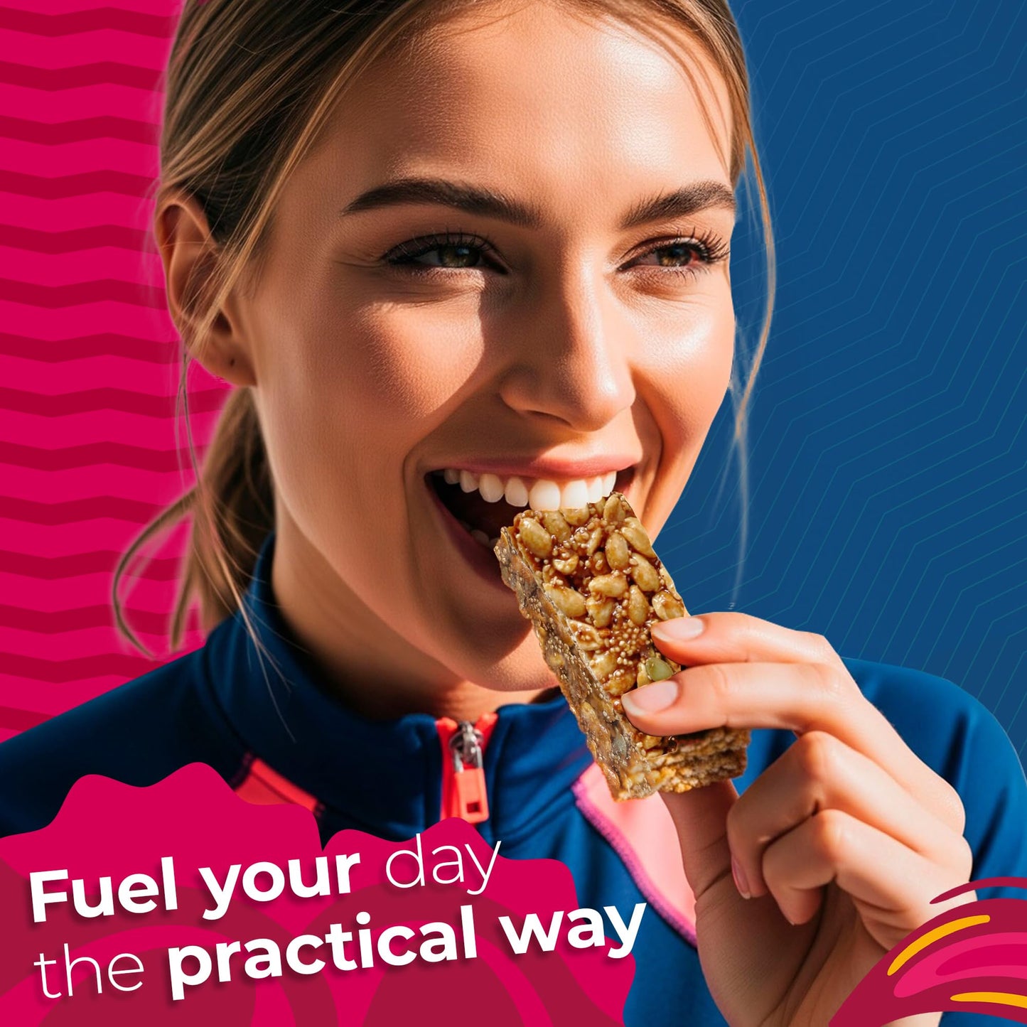 Manzela Sweet & Crunchy Mexican Snack Bars | Natural Energy from Peanuts, Raisins & Pumpkin Seeds, No Preservatives, Great for Travel, Office & Lunch
