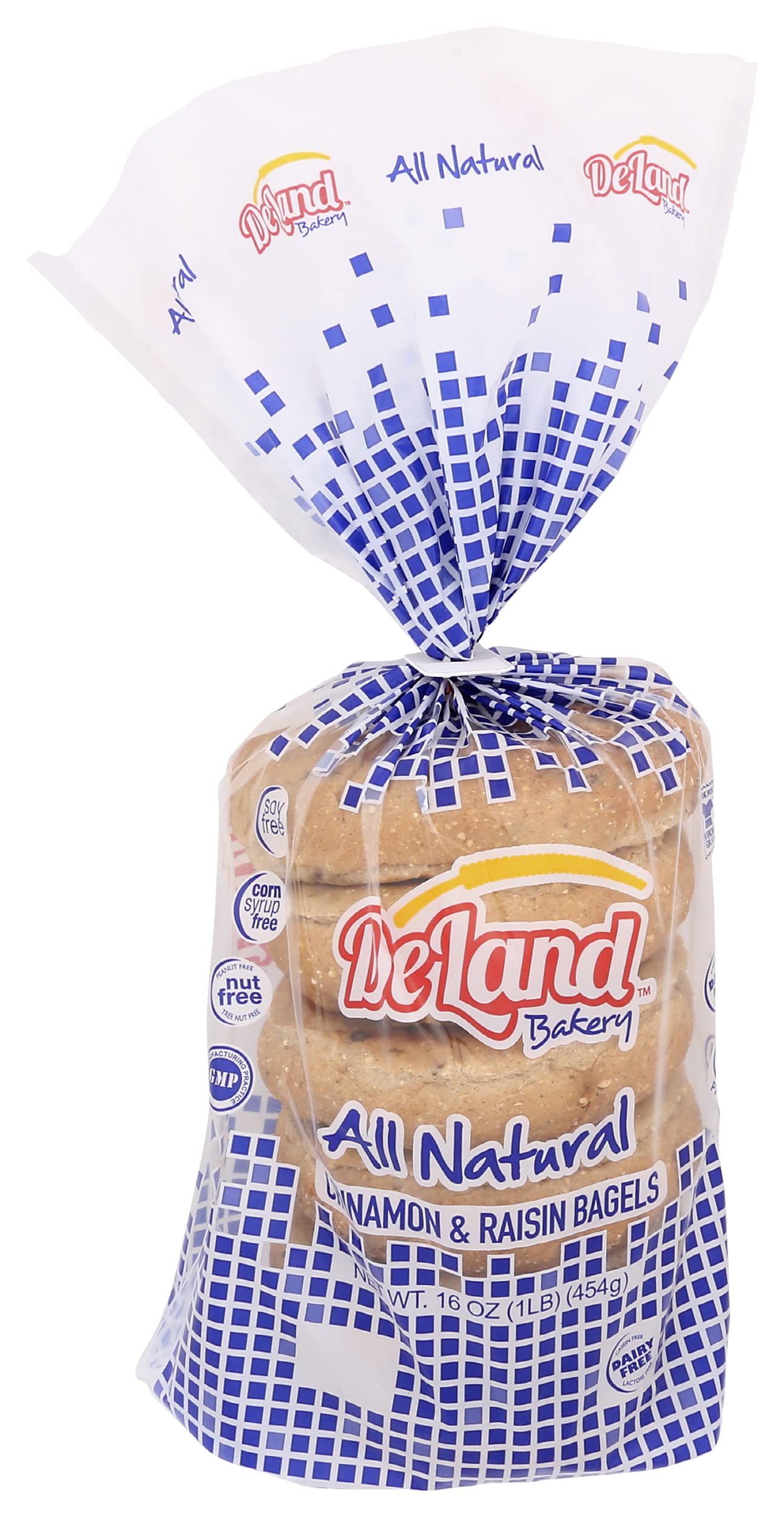 Deland Bakery Raisin Bagels, 16 OZ